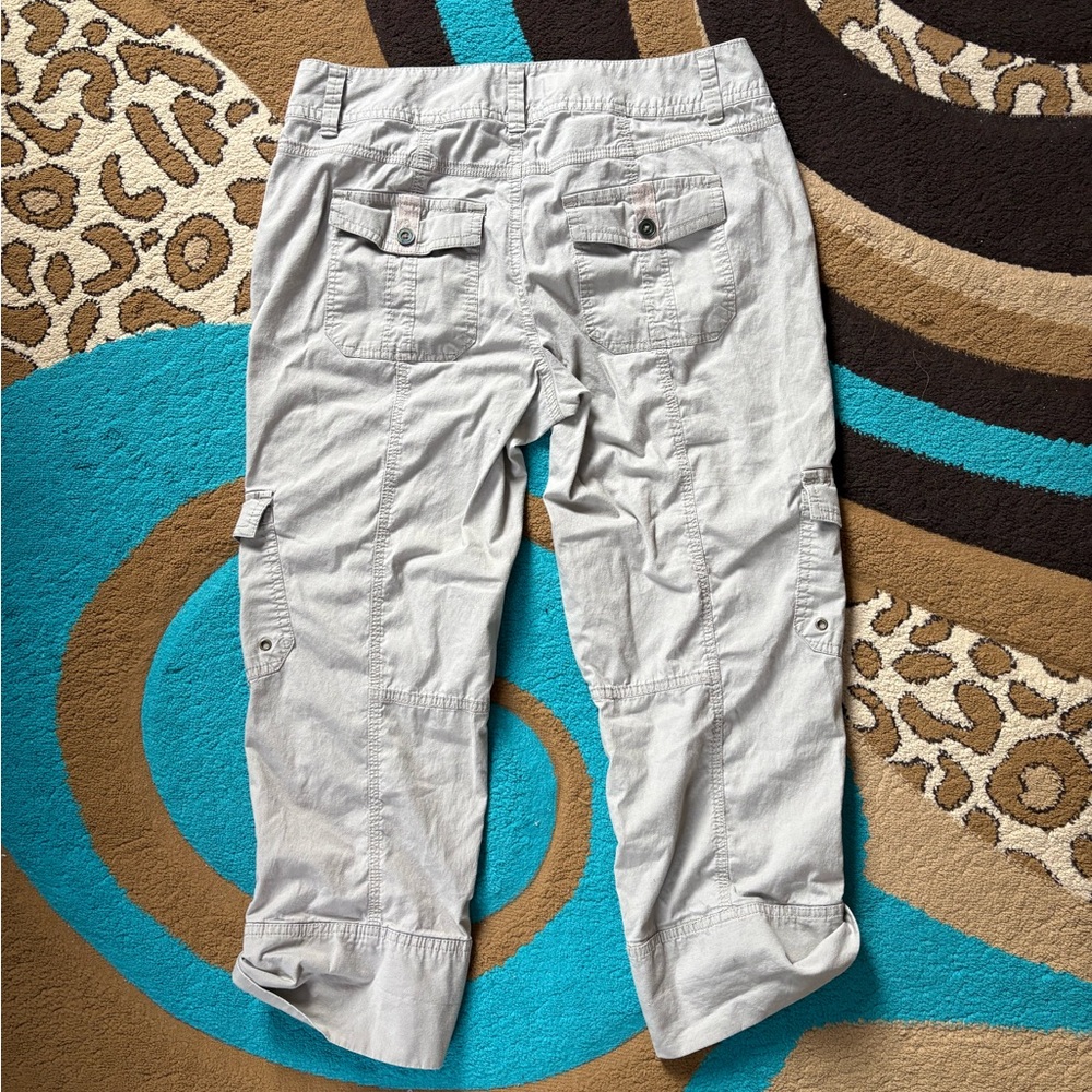 Apt. 9 Light Khaki Cargo Capris - Picture 2 of 11